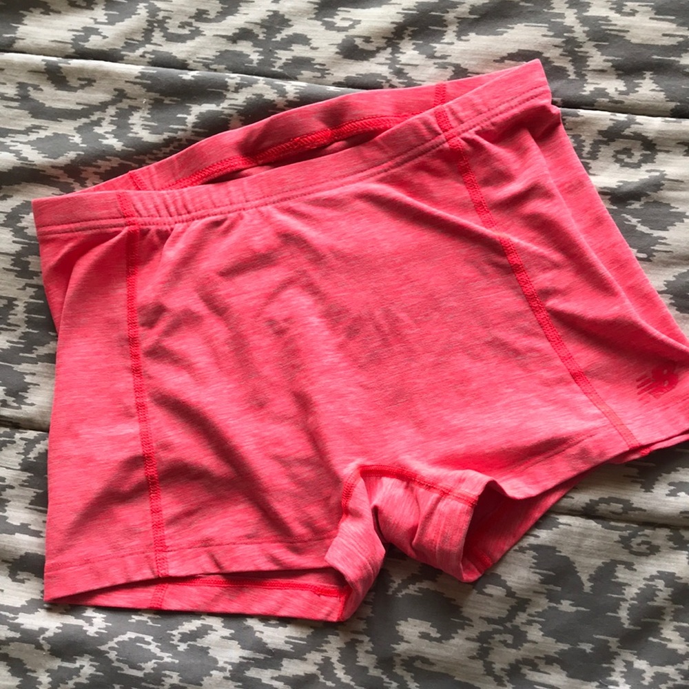 New Balance pink shorts